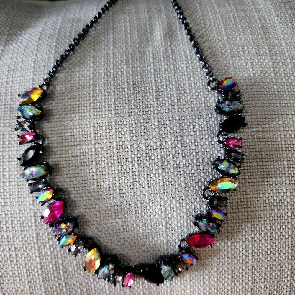 LOGO Links by Lori Goldstein Marquis Medley Necklace. 18"